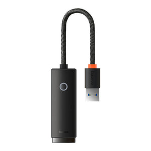 Võrguadapter Baseus Lite Series USB-st RJ45-ks (must)