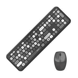 Bezvadu tastatūras un peles komplekts MOFII 666 2.4G (Melns)