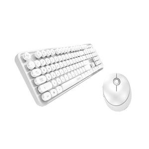 Bezvadu tastatūras un peles komplekts MOFII Sweet 2.4G (balts)