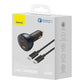 Bil-laddare Baseus Qualcomm, USB, 2x USB-C, 160W (Grå)