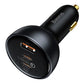 Bil-laddare Baseus Qualcomm, USB, 2x USB-C, 160W (Grå)