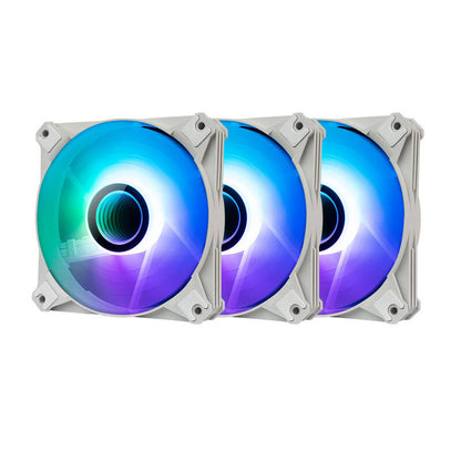 Computer fan set ARGB Darkflash INF8 3in1 120x120 (white)