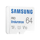 Minneskort Samsung Pro Endurance 64GB + adapter (MB-MJ64KA/EU)