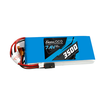 Batteri LiPo Gens Ace 3500mAh 7,4V 1C 2S1P RX/TX