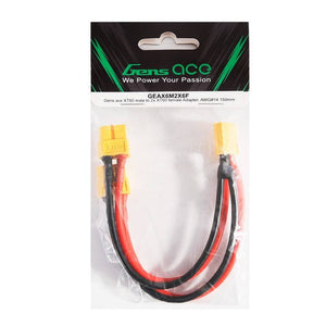 Hunadapter Gens ace XT60 han til 2x XT60