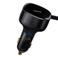 Bil-laddare Baseus Enjoyment med kabel USB-C + Lightning 3A, 30W (Svart)