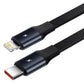 Bil-laddare Baseus Enjoyment med kabel USB-C + Lightning 3A, 30W (Svart)