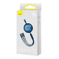Baseus Bright Mirror 3, USB 3-in-1 cable for micro USB / USB-C / Lightning 66W / 2A 1.1m (Blue)