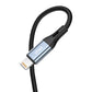 Cable VFAN L05 Lightning to mini jack 3.5mm AUX, 1m (gray)