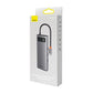 Hub 9in1 Baseus Metal Gleam Series, USB-C - 2x USB 3.0 + 2x HDMI + USB 2.0 + USB-C PD + Ethernet RJ45 + microSD/SD