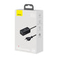 Baseus GaN3 Pro väggladdare 2xUSB-C + 2xUSB, 100W (svart)