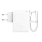 Wall charger Baseus GaN5 Pro USB-C + USB, 100W + 1m cable (white)