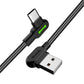 USB uz USB-C kabelis Mcdodo CA-5280 LED, 3m (melns)