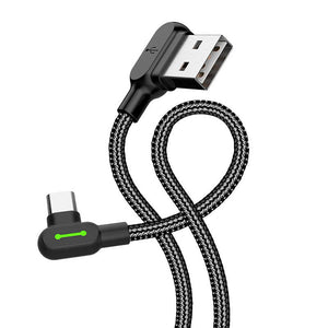 USB uz USB-C kabelis Mcdodo CA-5280 LED, 1,8 m (melns)