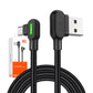 USB uz Micro USB kabelis Mcdodo CA-5280 LED, 1.2m (Melns)