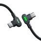 USB-C uz USB-C Mcdodo 60W kabelis, 2m (melns)