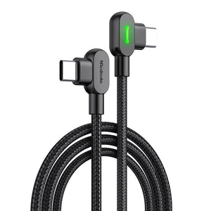 USB-C uz USB-C Mcdodo 60W kabelis, 2m (melns)