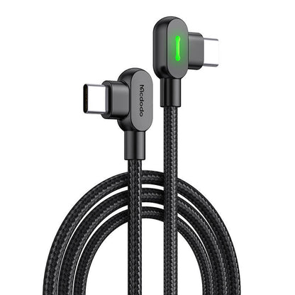 USB-C uz USB-C Mcdodo 60W kabelis, 2m (melns)