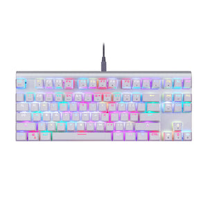 Mechanical gaming keyboard Motospeed CK101 RGB (white)