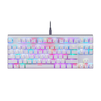 Mechanical gaming keyboard Motospeed CK101 RGB (white)