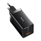Seinalaadija Baseus GaN5 Pro 2xUSB-C + USB, 65W (must)