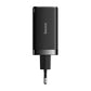 Seinalaadija Baseus GaN5 Pro 2xUSB-C + USB, 65W (must)