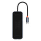 Hub 5in1 Baseus AcmeJoy -sarja USB-C:stä 2xUSB 3.0 + USB 2.0 + USB-C PD + RJ45 (tummanharmaa)