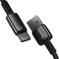 Baseus Tungsten Gold Cable USB to USB-C, 100W, 1m (black)