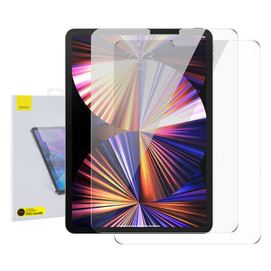 Karkaistu lasi Baseus 0,3 mm iPad 12,9" varten (2 kpl)
