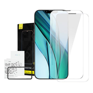 Baseus Crystal Tempered Glass Dust-proof 0.3mm for iPhone 14 Plus/13 Pro Max (2pcs)