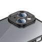 Baseus Glitter Transparent Case and Tempered Glass set for iPhone 14 Plus (black)