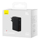 Väggladdare Baseus GaN5 Pro 2xUSB-C + USB, 140W (svart)