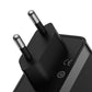 Väggladdare Baseus GaN5 Pro 2xUSB-C + USB, 140W (svart)
