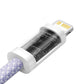 USB-C kaabel Lightning Baseus Dynamic 2 seeriale, 20W, 1m (lilla)