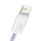 USB-kaabel Lightning Baseus Dynamic 2 seeriale, 2,4A, 2m (lilla)