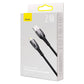 USB-kabel för Lightning Baseus Glimmer Series, 2,4A, 2m (Svart)