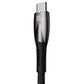 USB-kaabel USB-C Baseus Glimmer seeria jaoks, 100W, 1m (must)