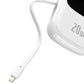 Powerbank Baseus Qpow PRO with Lightning cable, USB-C port and USB 20000mAh, 20W  (White)
