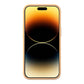 Baseus Liquid Silica Gel-fodral för iPhone 14 Pro (Sunglow) + härdat glas + rengöringskit