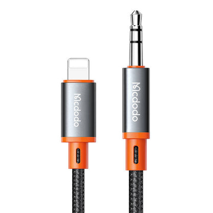 Kabelis Mcdodo CA-0890 Lightning uz 3.5mm AUX mini ligzdu, 1.8m (melns)