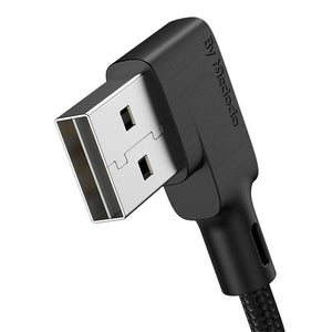 USB uz Lightning kabeli, Mcdodo CA-7300, leņķveida, 1.8m (melns)