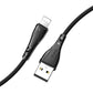 USB uz Lightning kabeli, Mcdodo CA-7441, 1.2m (melns)
