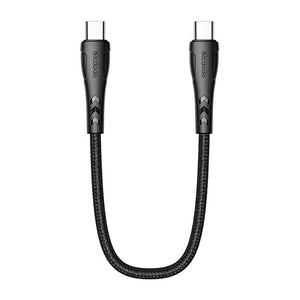 USB-C uz USB-C kabelis Mcdodo CA-7640, PD 60W, 0.2m (melns)