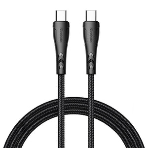 USB-C uz USB-C kabelis Mcdodo CA-7641, PD 60W, 1.2m (melns)