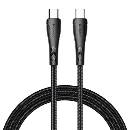 USB-C į USB-C kabelis Mcdodo CA-7641, PD 60W, 1,2 m (juodas)