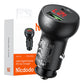 Auto lādētājs Mcdodo CC-7030, USB + USB-C, ar displeju, 45W (melns)