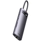 Hub 8w1 Baseus StarJoy Metal Glam Series, USB-C til HDMI + 3 x USB 3.0 + USB-C PD + RJ45 + SD/TF