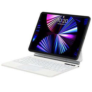Fodral med tangentbord för iPad Baseus Brilliance PRO 10, 10,9" (vit)