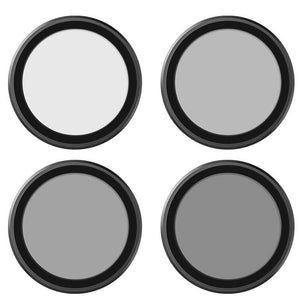 TELESIN filtrikomplekt CPL/ND8/ND16/ND32 DJI Action 3 / 4 jaoks