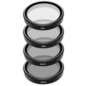 TELESIN filtrikomplekt CPL/ND8/ND16/ND32 DJI Action 3 / 4 jaoks